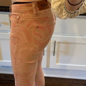 Pink Paisley Else Jeans size 24